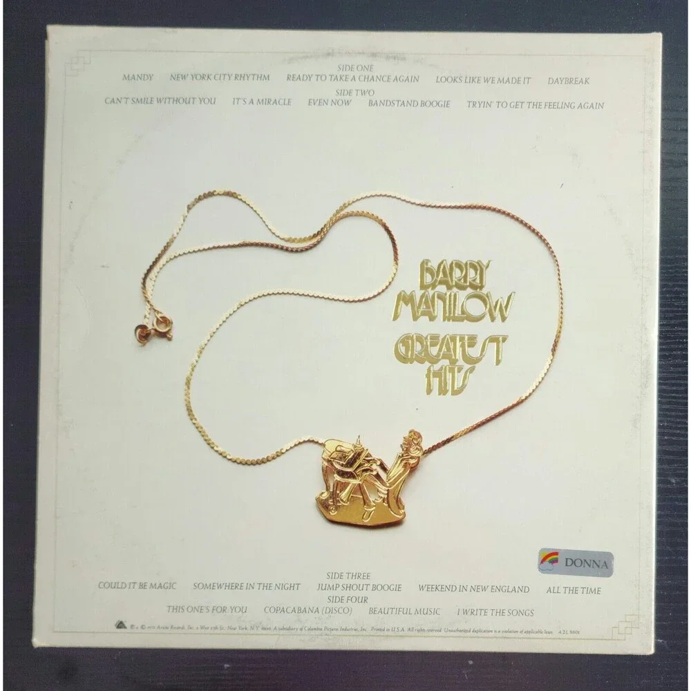 Barry Manilow - Greatest Hits (2xLP, Comp, Club, RCA) (Arista) - Picture 11 of 11